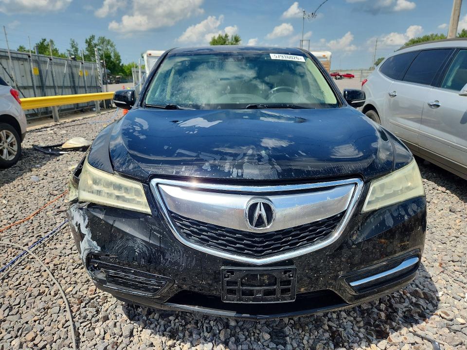 57916026 :رقم المزاد ، 5FRYD4H47FB021006 vin ، 2015 Acura Mdx مزاد بيع
