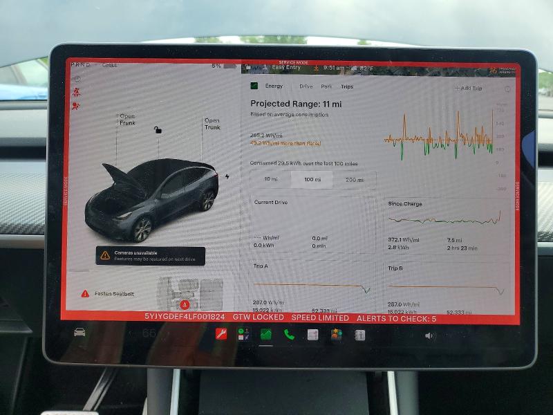 Продаж на аукціоні авто 2020 Tesla Model Y, vin: 5YJYGDEF4LF001824, номер лоту: 60052836