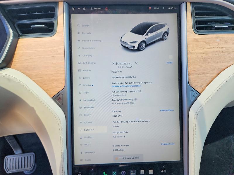 Aukcja sprzedaży 2018 Tesla Model X, vin: 5YJXCAE29JF124180, numer aukcji: 62380666