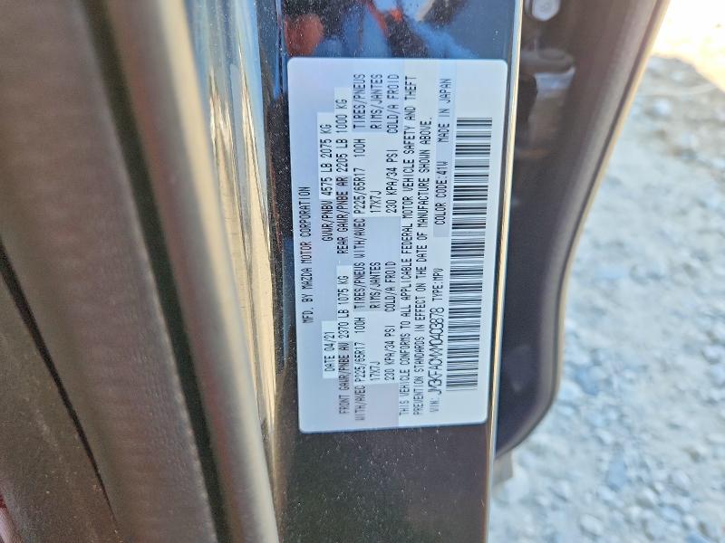 Продаж на аукціоні авто 2021 Mazda Cx-5, vin: JM3KFACMXM0403878, номер лоту: 59920006