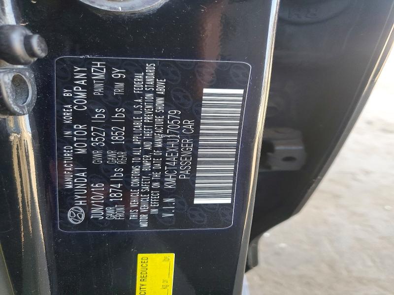 Aukcja sprzedaży 2017 Hyundai Accent, vin: KMHCT4AEXHU170579, numer aukcji: 61426716