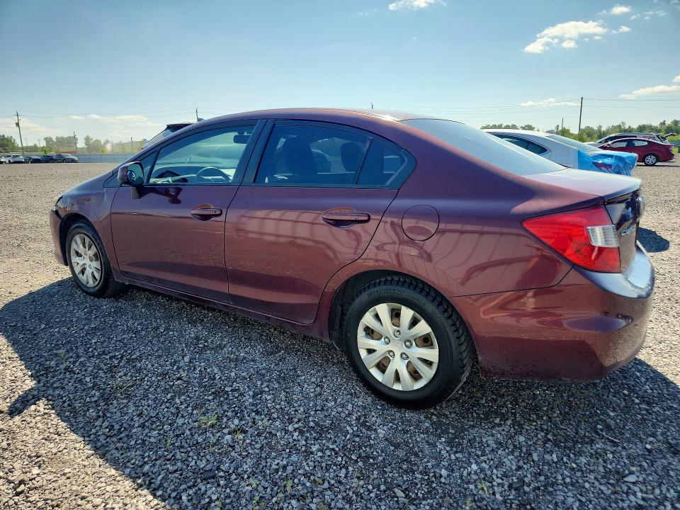 Продаж на аукціоні авто 2012 Honda Civic, vin: 2HGFB2F48CH036773, номер лоту: 62627296