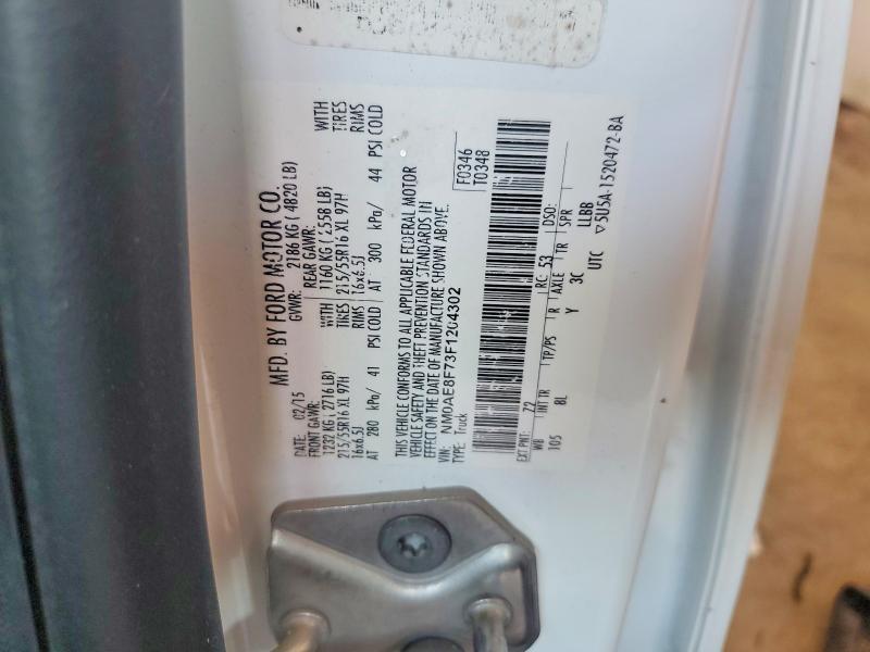 60973976 :رقم المزاد ، NM0AE8F73F1204302 vin ، 2015 Ford Transit Connect مزاد بيع