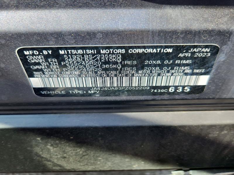 Продаж на аукціоні авто 2023 Mitsubishi Outlander, vin: JA4J4UA83PZ052209, номер лоту: 63540686