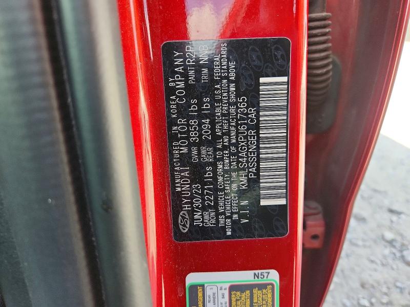 Продаж на аукціоні авто 2023 Hyundai Elantra, vin: KMHLS4AGXPU617365, номер лоту: 59864606