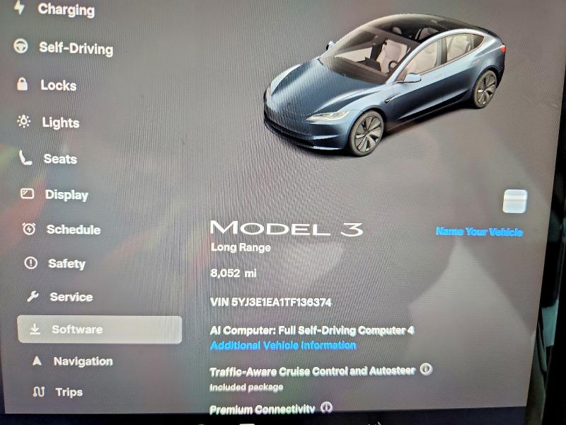 61969356 :رقم المزاد ، 5YJ3E1EA1TF136374 vin ، 2026 Tesla Model 3 مزاد بيع