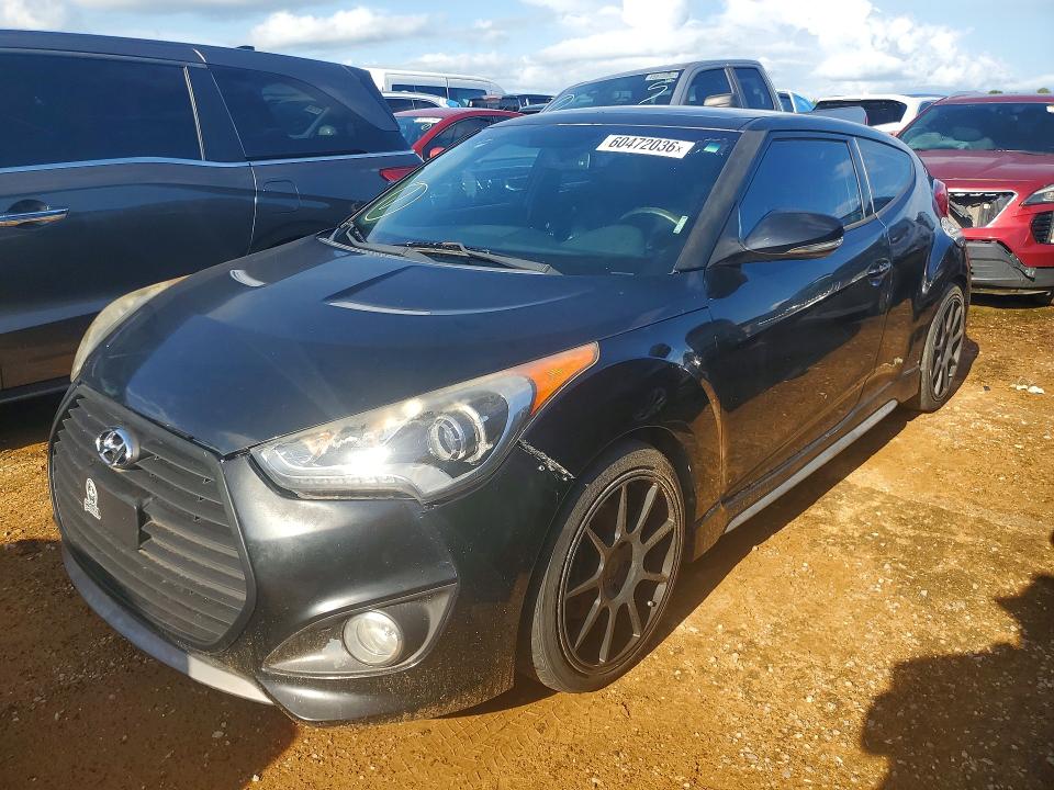 60472036 :رقم المزاد ، KMHTC6AE3FU249259 vin ، 2015 Hyundai Veloster مزاد بيع