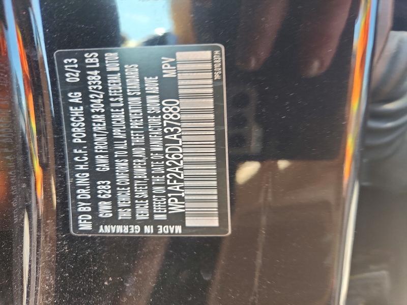 Продаж на аукціоні авто 2013 Porsche Cayenne, vin: WP1AF2A26DLA37880, номер лоту: 60496726