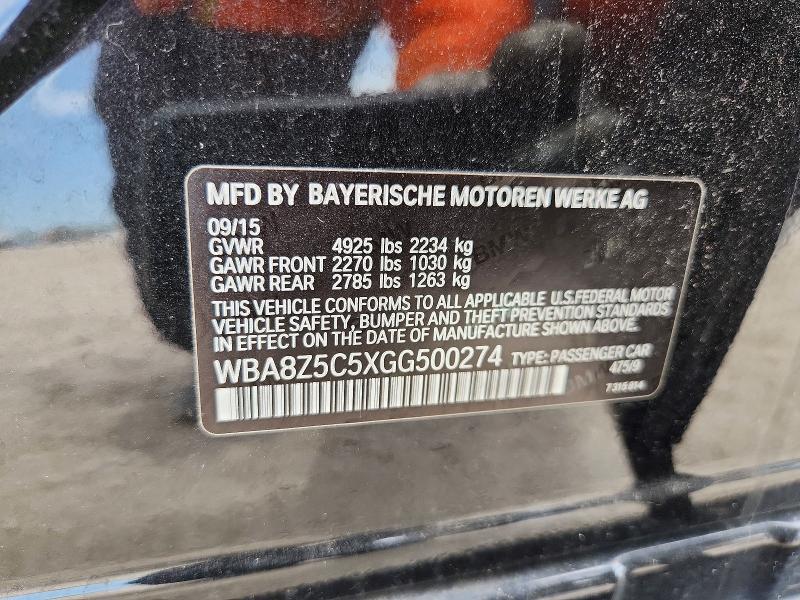 2016 Bmw 328 მანქანა იყიდება აუქციონზე, vin: WBA8Z5C5XGG500274, აუქციონის ნომერი: 61361396