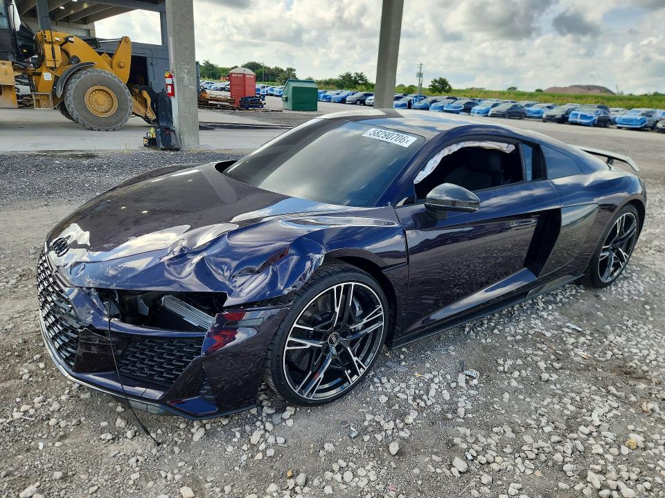 2022 Audi R8 მანქანა იყიდება აუქციონზე, vin: WUAKBAFX2N7900302, აუქციონის ნომერი: 58290706