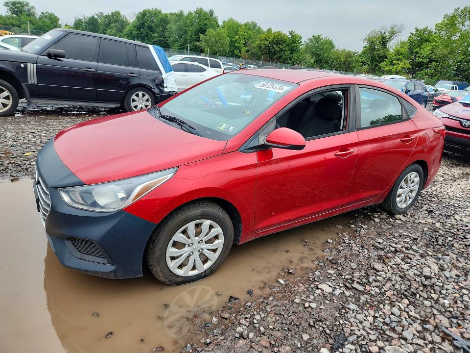 2019 Hyundai Accent მანქანა იყიდება აუქციონზე, vin: 3KPC24A34KE056721, აუქციონის ნომერი: 59723176