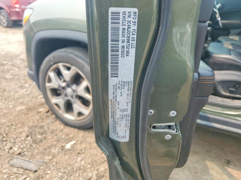61188206 :رقم المزاد ، 3C4NJDCB9MT521654 vin ، 2021 Jeep Compass مزاد بيع