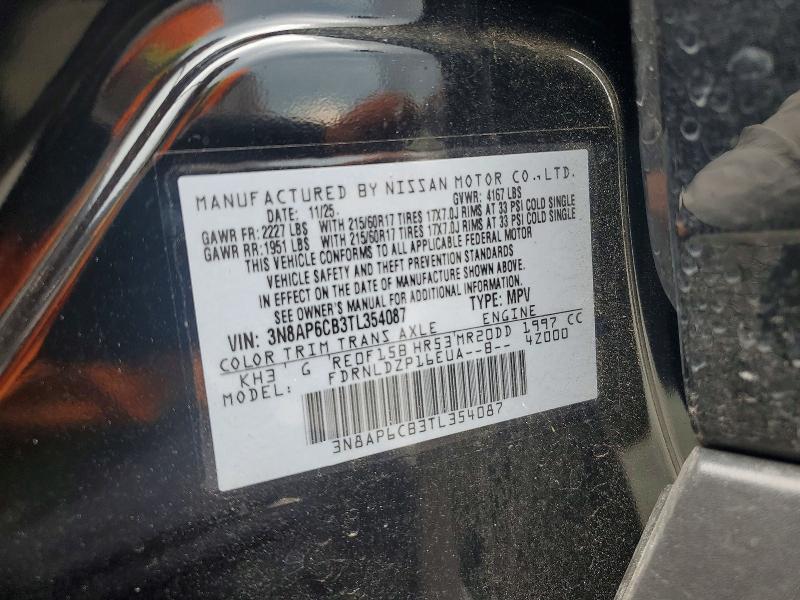 Aukcja sprzedaży 2026 Nissan Kicks, vin: 3N8AP6CB3TL354087, numer aukcji: 60555496