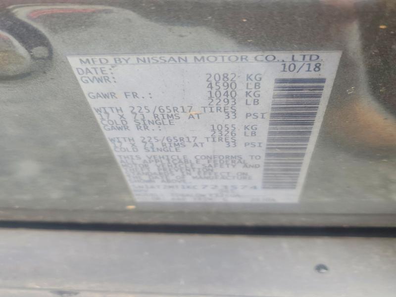 Продаж на аукціоні авто 2019 Nissan Rogue, vin: 5N1AT2MT1KC723574, номер лоту: 61015106