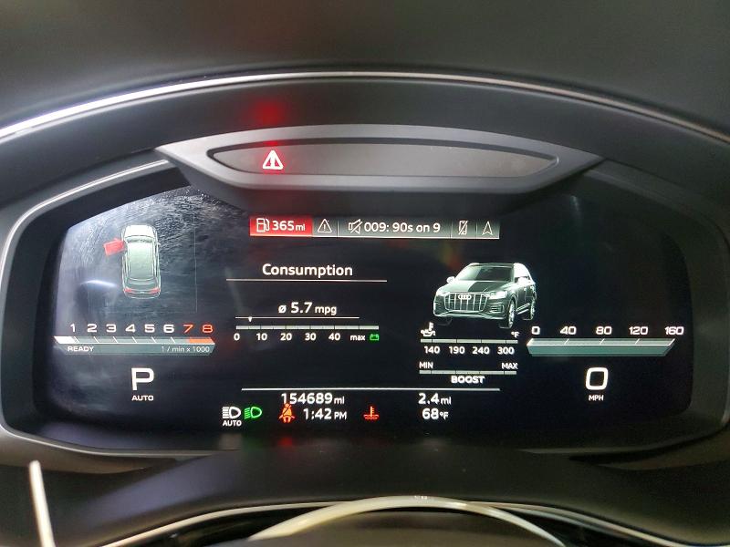 2021 Audi Sq7 მანქანა იყიდება აუქციონზე, vin: WA1AWBF71MD025632, აუქციონის ნომერი: 60412856