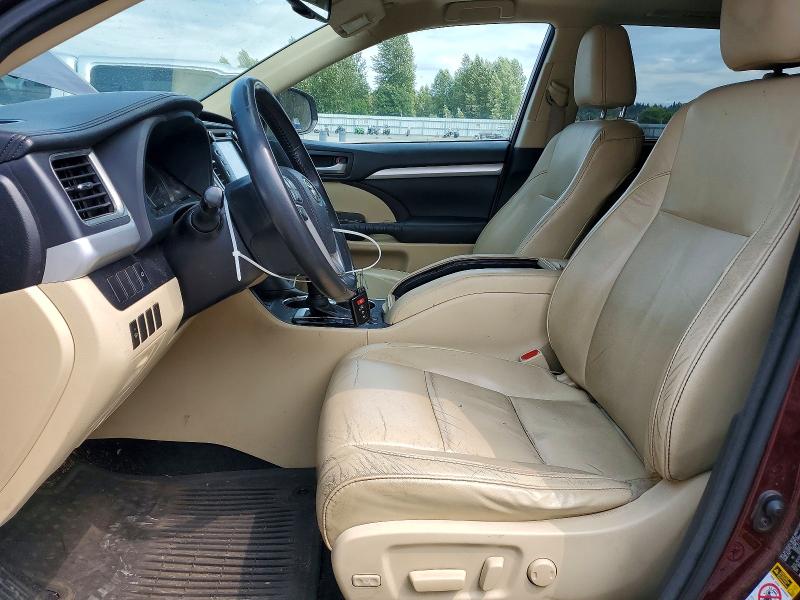 2015 Toyota Highlander მანქანა იყიდება აუქციონზე, vin: 5TDJKRFH6FS209023, აუქციონის ნომერი: 61528676