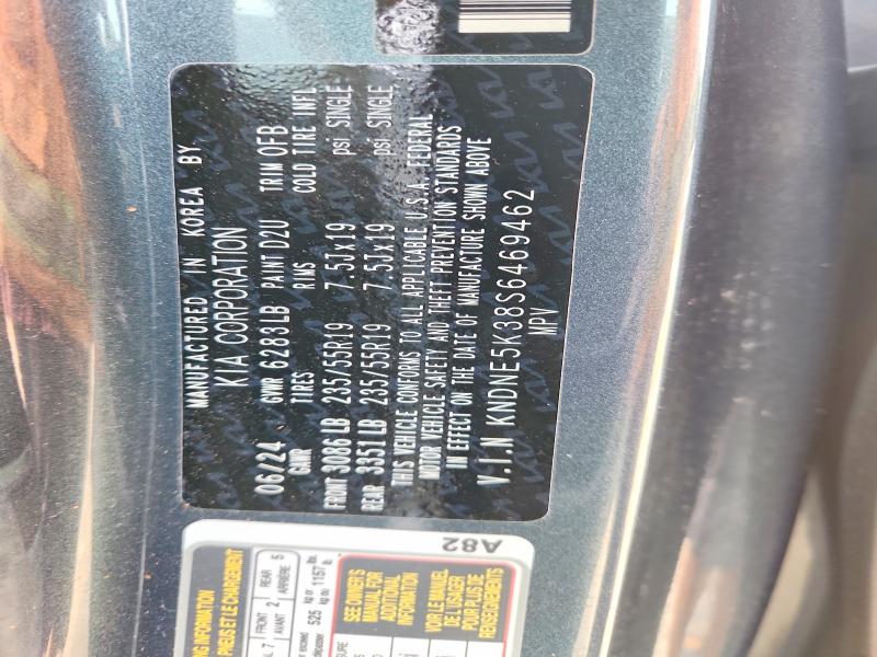 Aukcja sprzedaży 2025 Kia Carnival, vin: KNDNE5K38S6469462, numer aukcji: 61689446