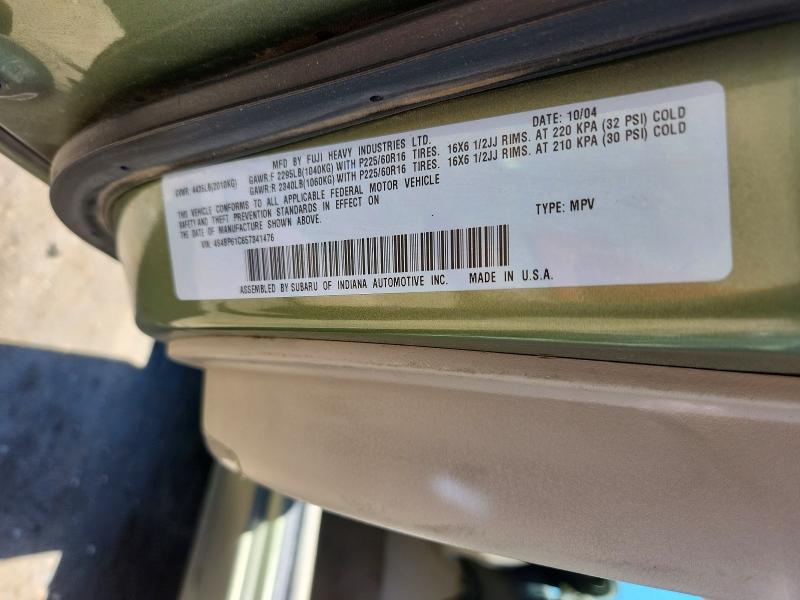59356926 :رقم المزاد ، 4S4BP61C657341476 vin ، 2005 Subaru Legacy مزاد بيع