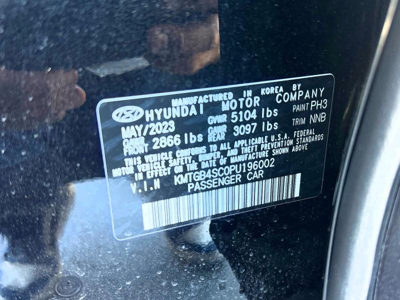 60633586 :رقم المزاد ، KMTGB4SC0PU196002 vin ، 2023 Genesis G80 مزاد بيع