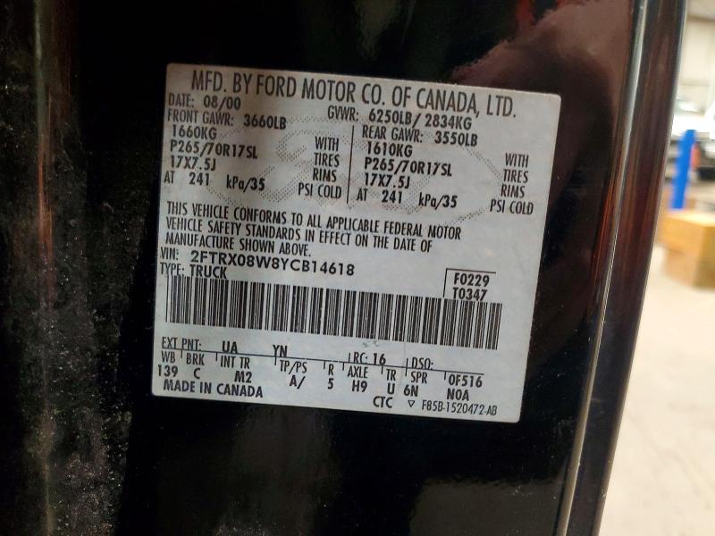 Продаж на аукціоні авто 2000 Ford F150, vin: 2FTRX08W8YCB14618, номер лоту: 61312556