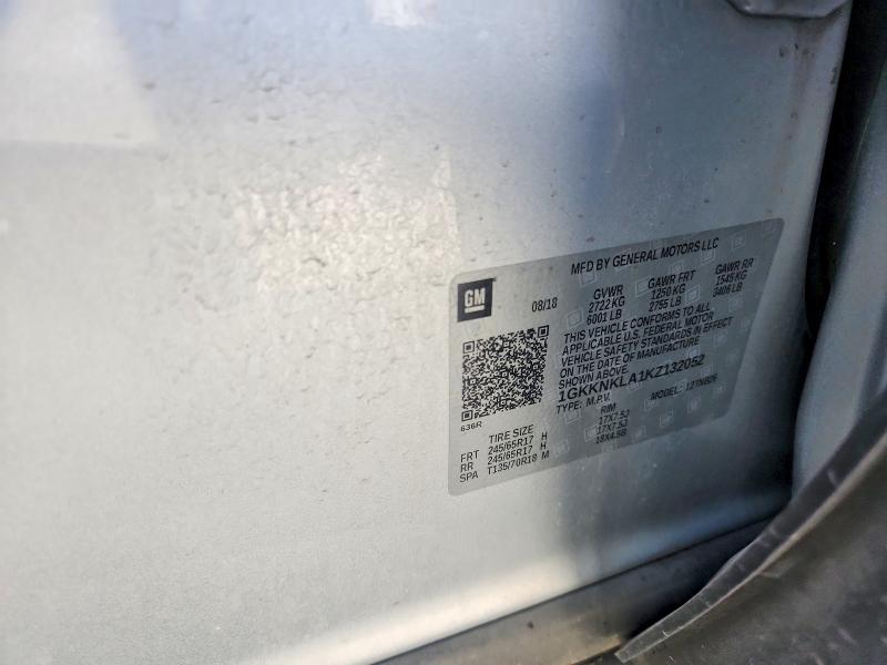 Aukcja sprzedaży 2019 Gmc Acadia, vin: 1GKKNKLA1KZ132052, numer aukcji: 60239236