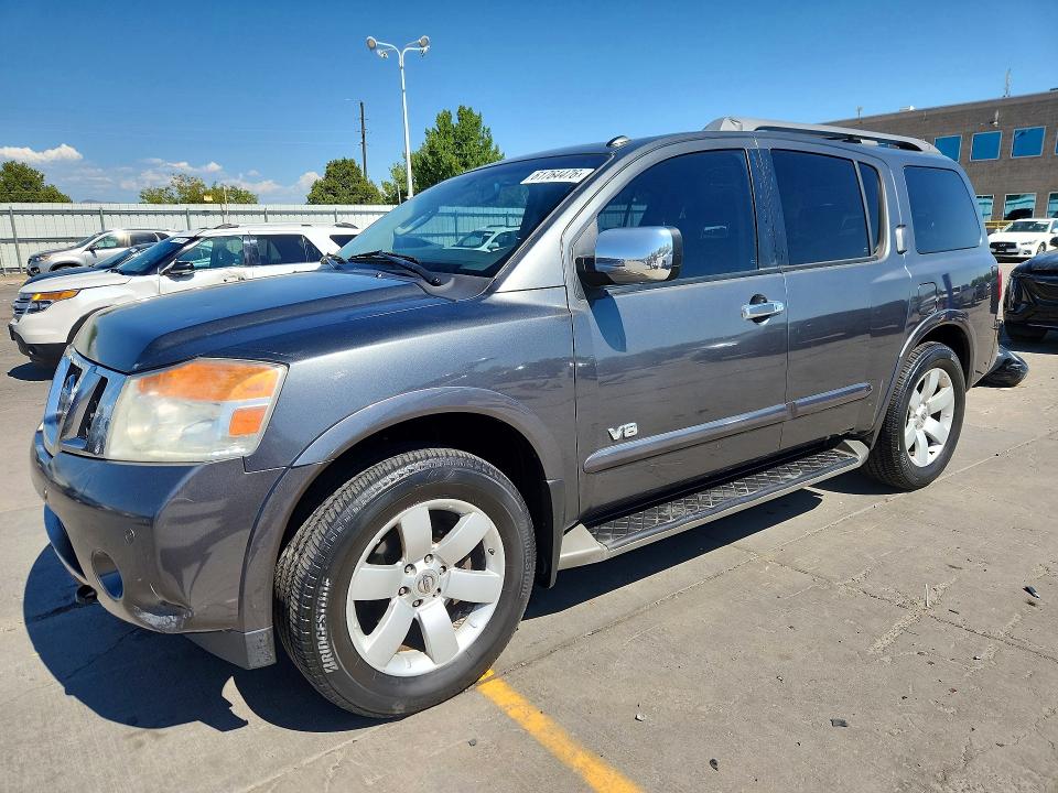 61764476 :رقم المزاد ، 5N1AA08C68N600788 vin ، 2008 Nissan Armada مزاد بيع