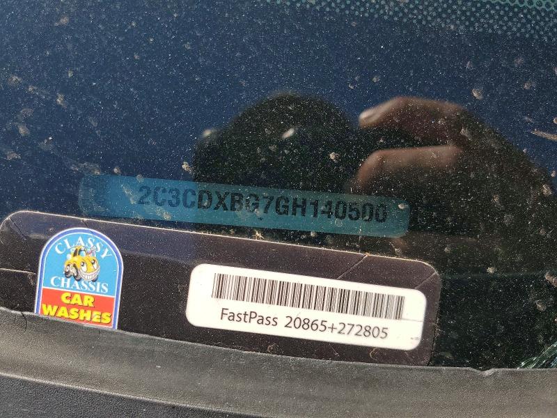 59809226 :رقم المزاد ، 2C3CDXBG7GH140500 vin ، 2016 Dodge Charger مزاد بيع