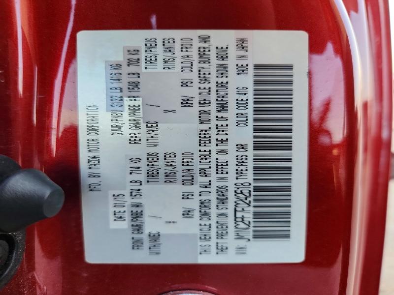 2015 Mazda Mx-5 Miata მანქანა იყიდება აუქციონზე, vin: JM1NC2PF7F0242618, აუქციონის ნომერი: 60997306