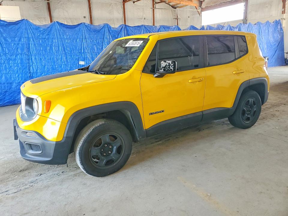 2016 Jeep Renegade მანქანა იყიდება აუქციონზე, vin: ZACCJBAT1GPC79039, აუქციონის ნომერი: 62663616