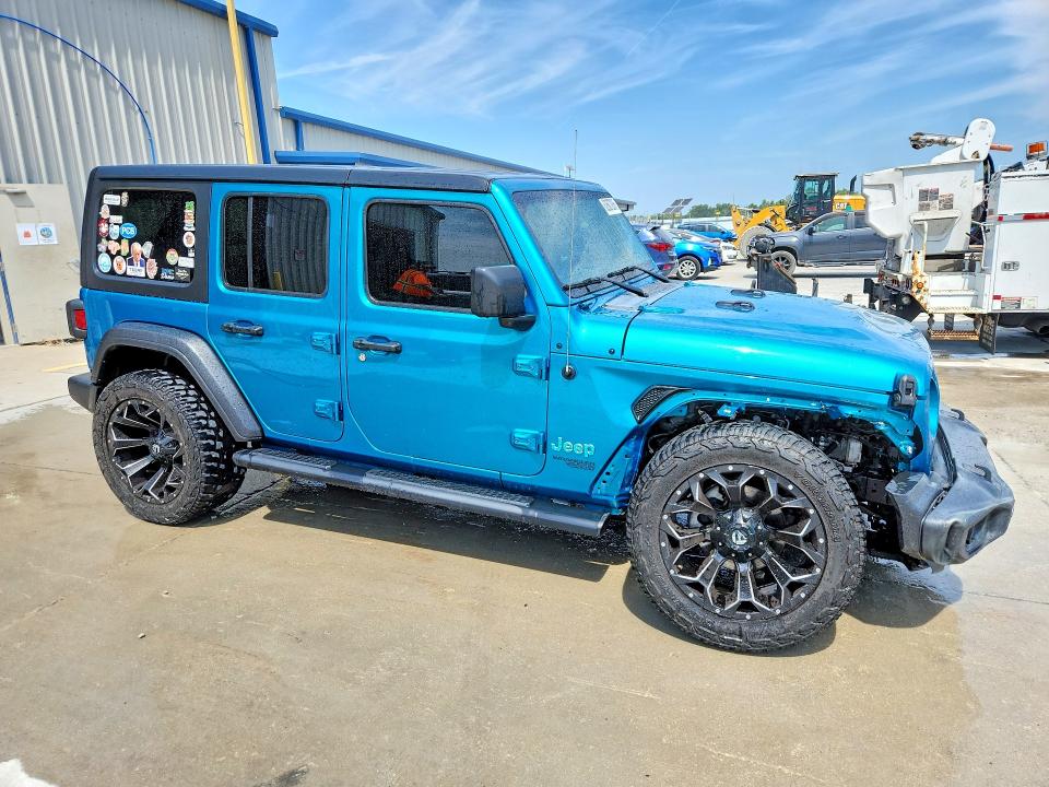 62607286 :رقم المزاد ، 1C4HJXDG6LW121021 vin ، 2020 Jeep Wrangler Unlimited مزاد بيع