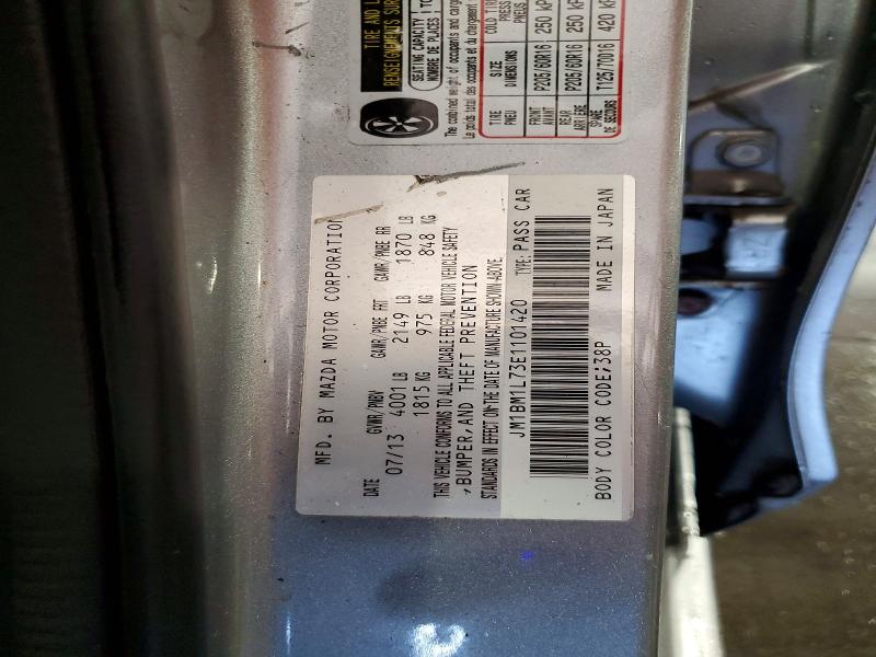Продажа на аукционе авто 2014 Mazda 3, vin: JM1BM1L73E1101420, номер лота: 61166176