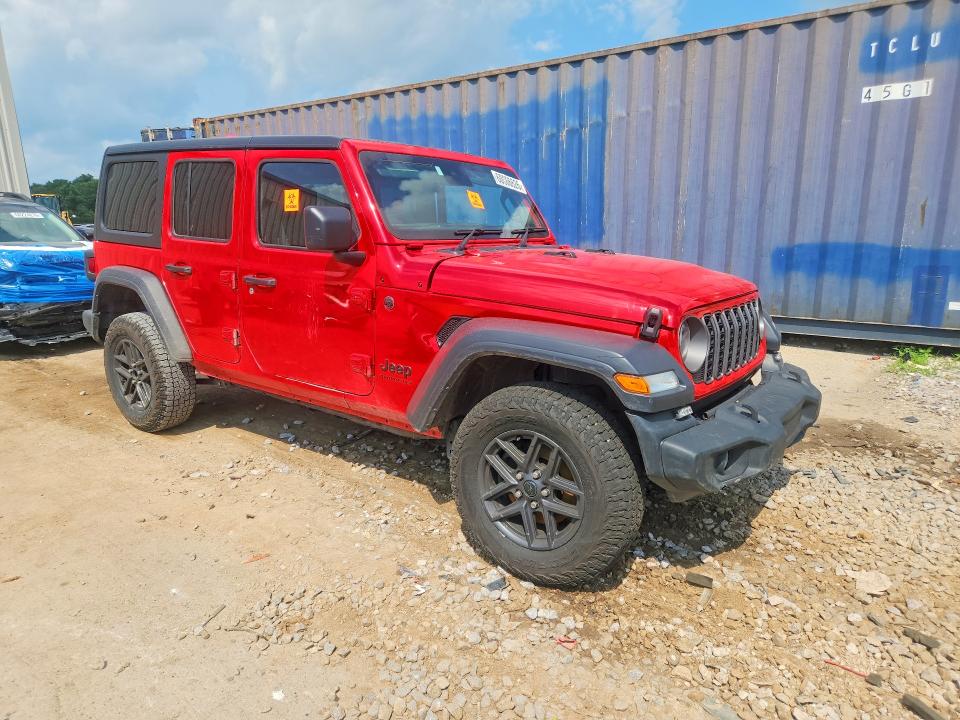60006626 :رقم المزاد ، 1C4PJXKN8RW274537 vin ، 2024 Jeep Wrangler مزاد بيع
