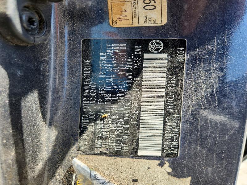 61362196 :رقم المزاد ، 4T1BB46K07U011128 vin ، 2007 Toyota Camry مزاد بيع