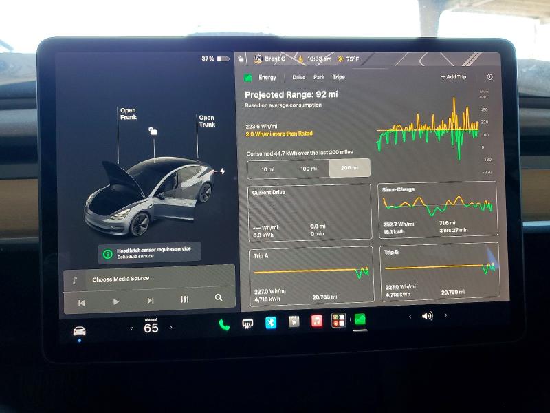 2022 Tesla Model 3 მანქანა იყიდება აუქციონზე, vin: 5YJ3E1EA0NF155176, აუქციონის ნომერი: 60873486
