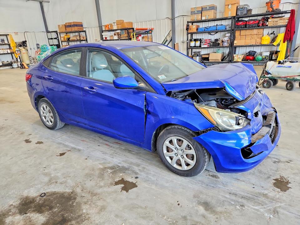 60003666 :رقم المزاد ، KMHCT4AE1EU703463 vin ، 2014 Hyundai Accent مزاد بيع