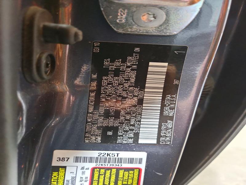 Продажа на аукционе авто 2010 Toyota Tundra, vin: 5TFUY5F16AX136603, номер лота: 60367486