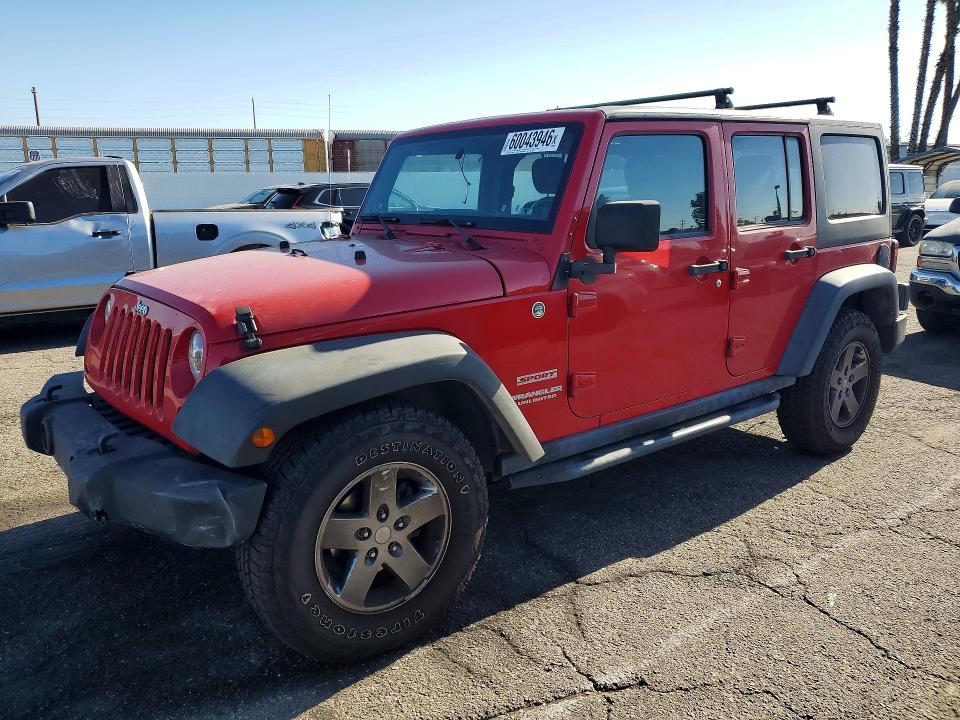 Продажа на аукционе авто 2012 Jeep Wrangler Unlimited, vin: 1C4BJWDG0CL220032, номер лота: 60043946