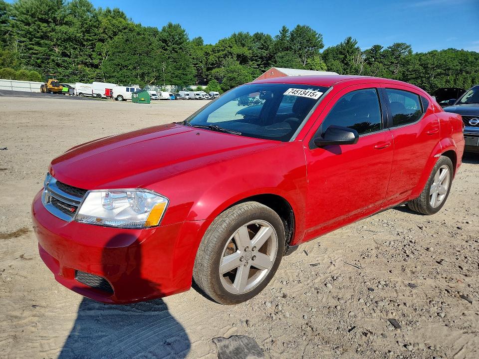 Продаж на аукціоні авто 2013 Dodge Avenger, vin: 1C3CDZAB2DN536399, номер лоту: 74513415