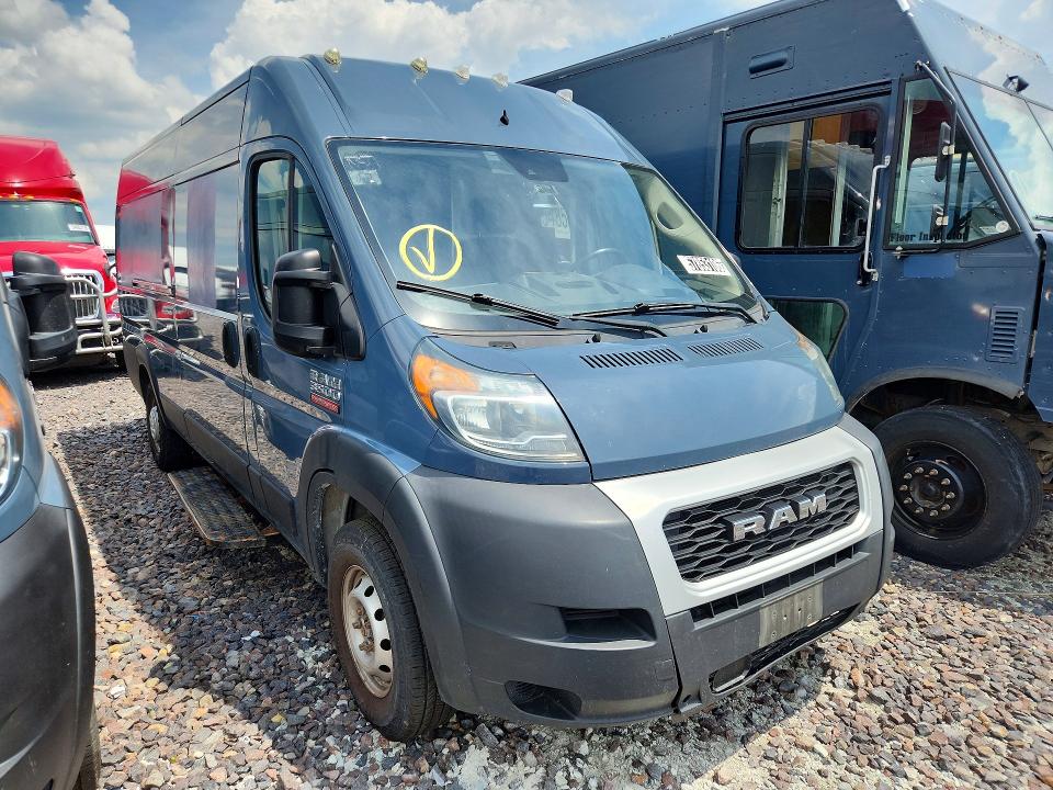 Продаж на аукціоні авто 2021 Ram Promaster 3500, vin: 3C6MRVJG1ME536654, номер лоту: 57853106