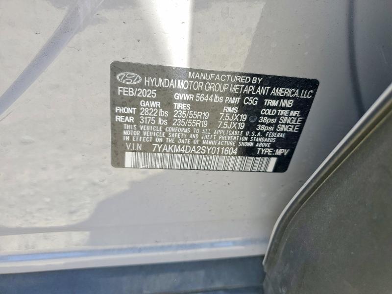 Продажа на аукционе авто 2025 Hyundai Ioniq 5, vin: 7YAKM4DA2SY011604, номер лота: 59688156