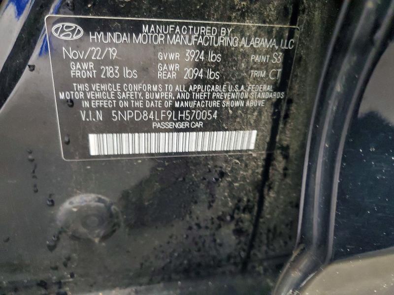 Продаж на аукціоні авто 2020 Hyundai Elantra, vin: 5NPD84LF9LH570054, номер лоту: 61089426