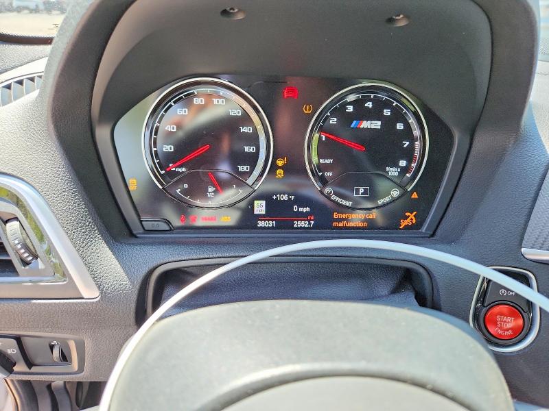 Aukcja sprzedaży 2020 Bmw M2, vin: WBS2U7C06L7E15672, numer aukcji: 61844066
