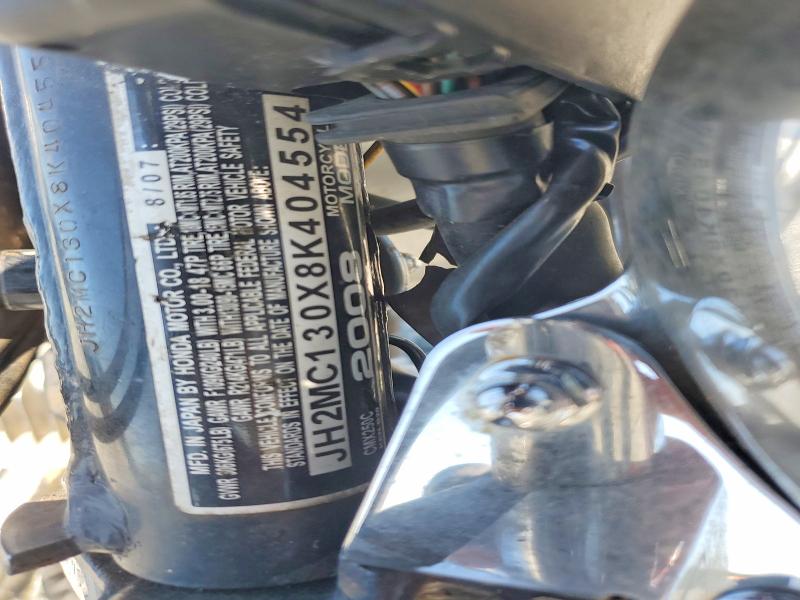 60658226 :رقم المزاد ، JH2MC130X8K404554 vin ، 2008 Honda Cmx250 مزاد بيع
