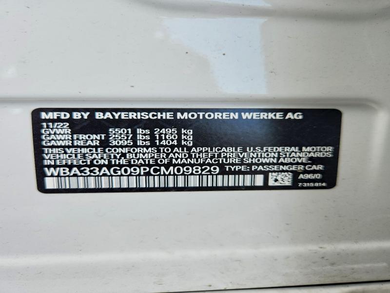 Продаж на аукціоні авто 2023 Bmw 530xe, vin: WBA33AG09PCM09829, номер лоту: 60925696