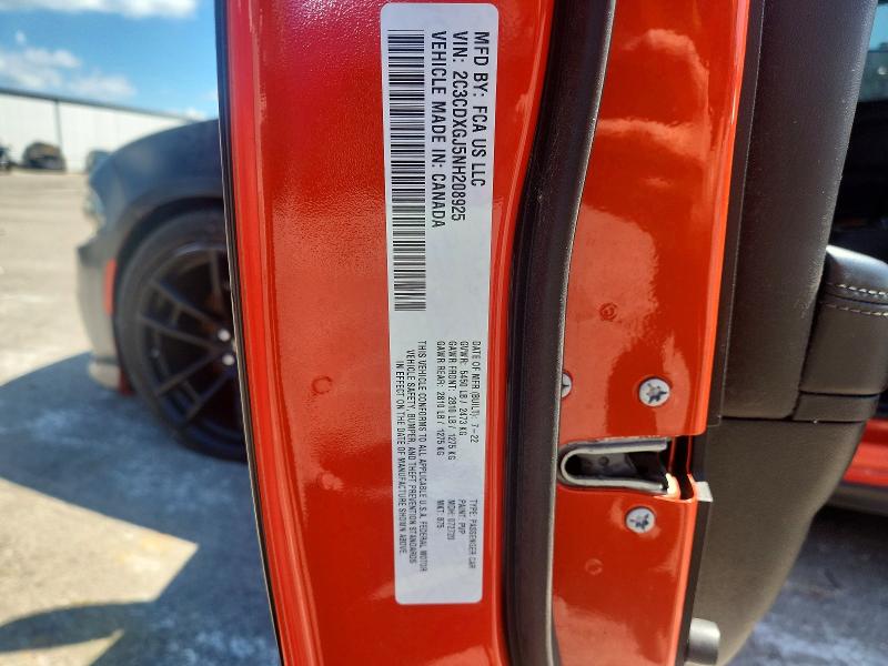 Продаж на аукціоні авто 2022 Dodge Charger, vin: 2C3CDXGJ5NH208925, номер лоту: 62764356