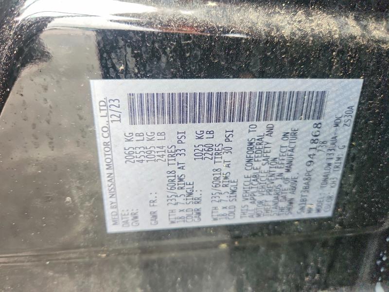 Aukcja sprzedaży 2023 Nissan Rogue, vin: 5N1BT3BA8PC941868, numer aukcji: 62484156