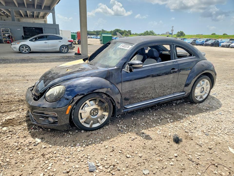 61483376 :رقم المزاد ، 3VWJD7AT6KM713072 vin ، 2019 Volkswagen Beetle مزاد بيع