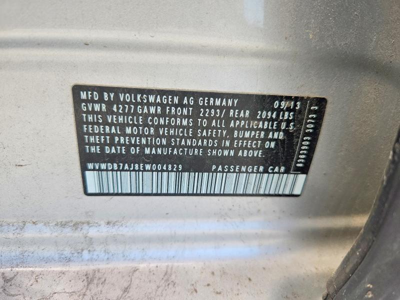 61124546 :رقم المزاد ، WVWDB7AJ8EW004829 vin ، 2014 Volkswagen Golf مزاد بيع