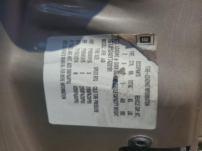 Продаж на аукціоні авто 2000 Chevrolet Cavalier, vin: 1G1JF5240Y7420191, номер лоту: 61109026