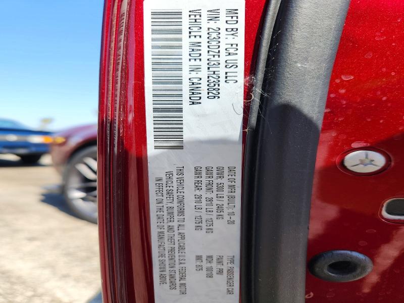 Продажа на аукционе авто 2020 Dodge Challenger, vin: 2C3CDZFJ3LH235826, номер лота: 63171146